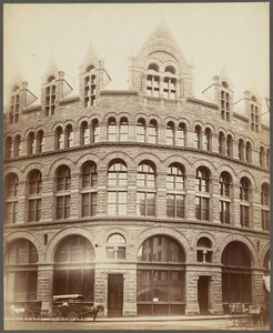 Ames Building Boston, Bedford & Kingston Streets. H. H. Richardson architect - 1882-83