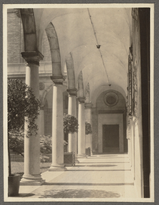 Boston Public Library, Copley Square. Courtyard - Digital Commonwealth