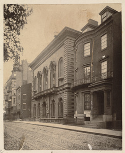 Old Boston Public Library. Boylston Street