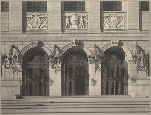 Boston Public Library, main entrance