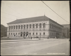 McKim building, Boston Public Library