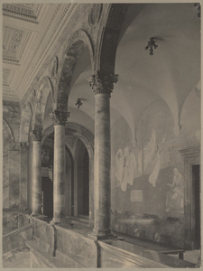 Boston Public Library. Hall at the head of the main stairway