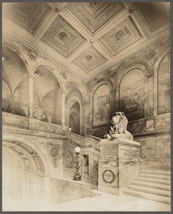 Boston Public Library. Grand staircase