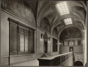 Sargent Hall. Decorated by John Singer Sargent. Boston Public Library