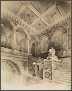 Boston Public Library. Grand staircase