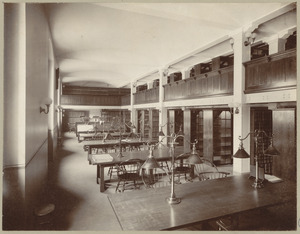 Boston, Massachusetts. Public library. Patent room