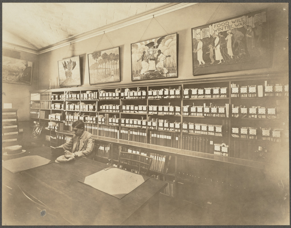 Boston Public Library, Copley Square. Information offices: Government publications room