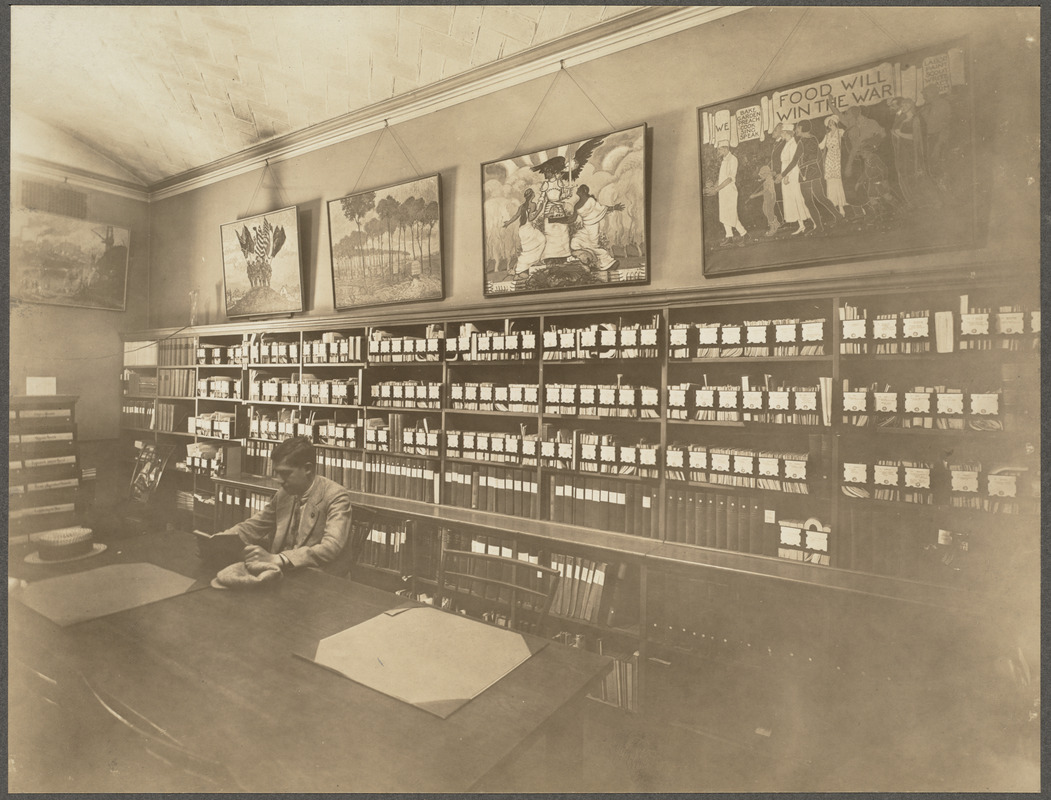 Boston Public Library, Copley Square. Information office