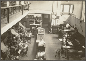 Boston Public Library, Copley Square. Printing department