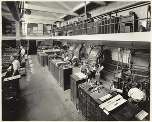 Central Library building. Printing department