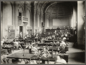 Boston Public Library. Bates Hall