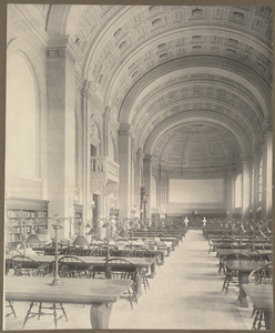 Boston Public Library. Copley Square. Bates Hall