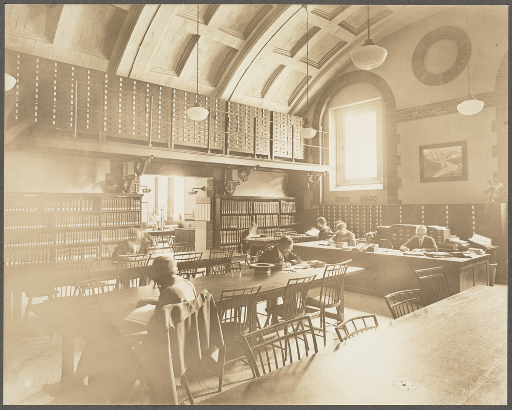 Boston Public Library, Copley Square. Periodical room - Digital ...