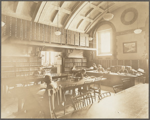 Boston Public Library, Copley Square. Periodical room