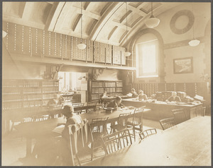 Boston Public Library, Copley Square. Periodical room