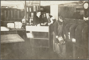 Boston Public Library. Shipping Department. Robert F. X. Dixon and James S. Kennedy