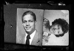 A headshot of a man and a headshot of a woman