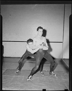 Wrestling '41-'42, Charles Adams and Herbert Bohnet
