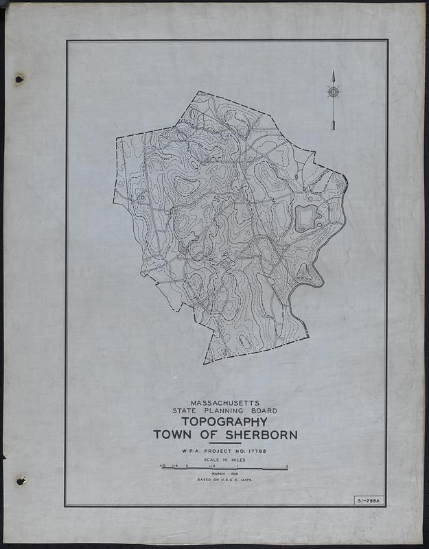 Topography Town of Sherborn