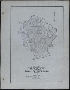 Topography Town of Sherborn