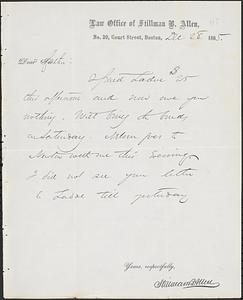 Letter from John D. Long to Zadoc Long, December 28, 1865