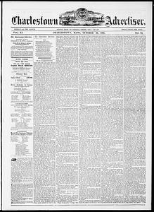 Charlestown Advertiser, October 26, 1861