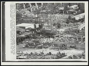 Splinter From Camille-A shopping center and motel complex in the Gulfport, Miss. area stands in total devastation after the high winds and tides slashed the Mississippi gulf coast late last night as hurricane Camille swept inland.