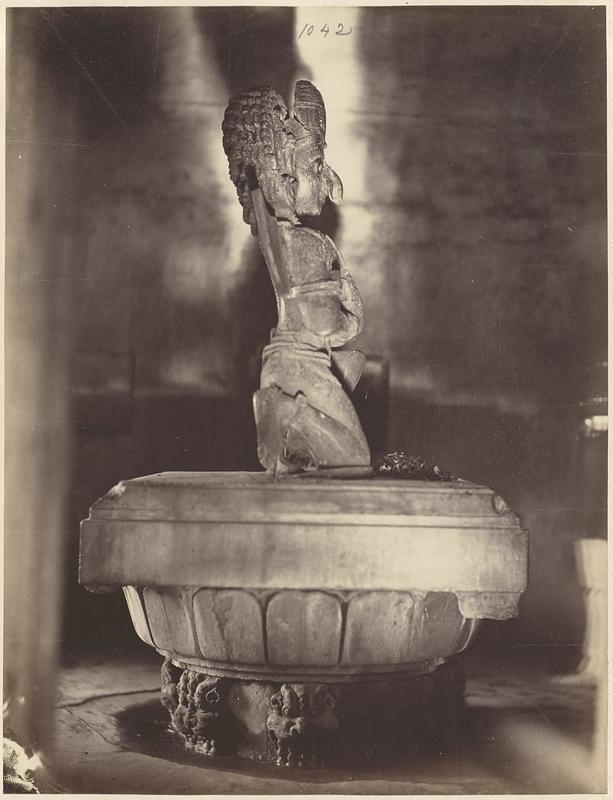 Sculpture in unidentified temple