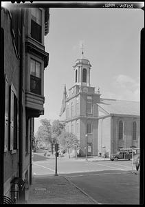 Charles Street Church in summer, Boston