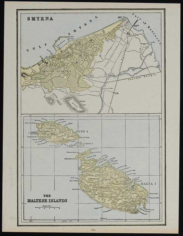 Map of Jerusalem : reduced from the Ordnance Survey ; Smyrna ; the Maltese Islands