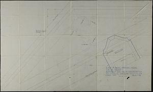 Full-scale drawing of panel opening near top of truss