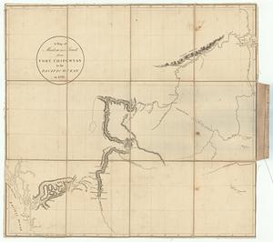 A map of Mackenzie's track, from Fort Chipewyan to Pacific Ocean in 1793