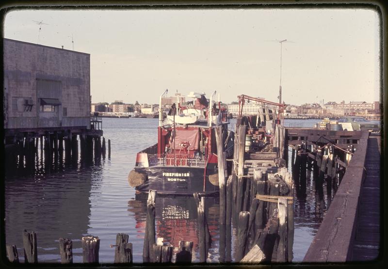 Boston Fire Department Commercial Street wharf Boston North End