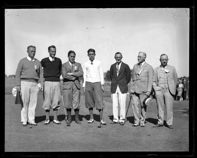 Bobby Jones with colleagues