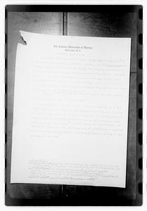 Typed document titled "Diriment impediments"