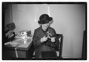 Mrs. Townsend, wife of Townsend old age plan
