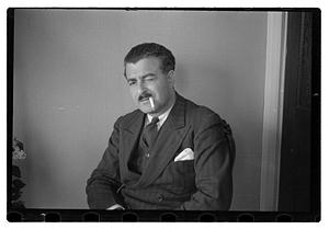 Pops Arthur Fiedler at home