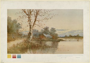 First lithographic print in the primary triad of colors: Red, blue, yellow, by aid of Vogel-Kurtz photographic process in natural colors