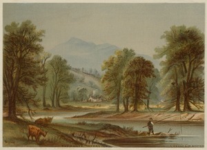 Prang's gems of American scenery no. 4 - Pemigewasset and Baker River Valley, six views - Plymouth Interval
