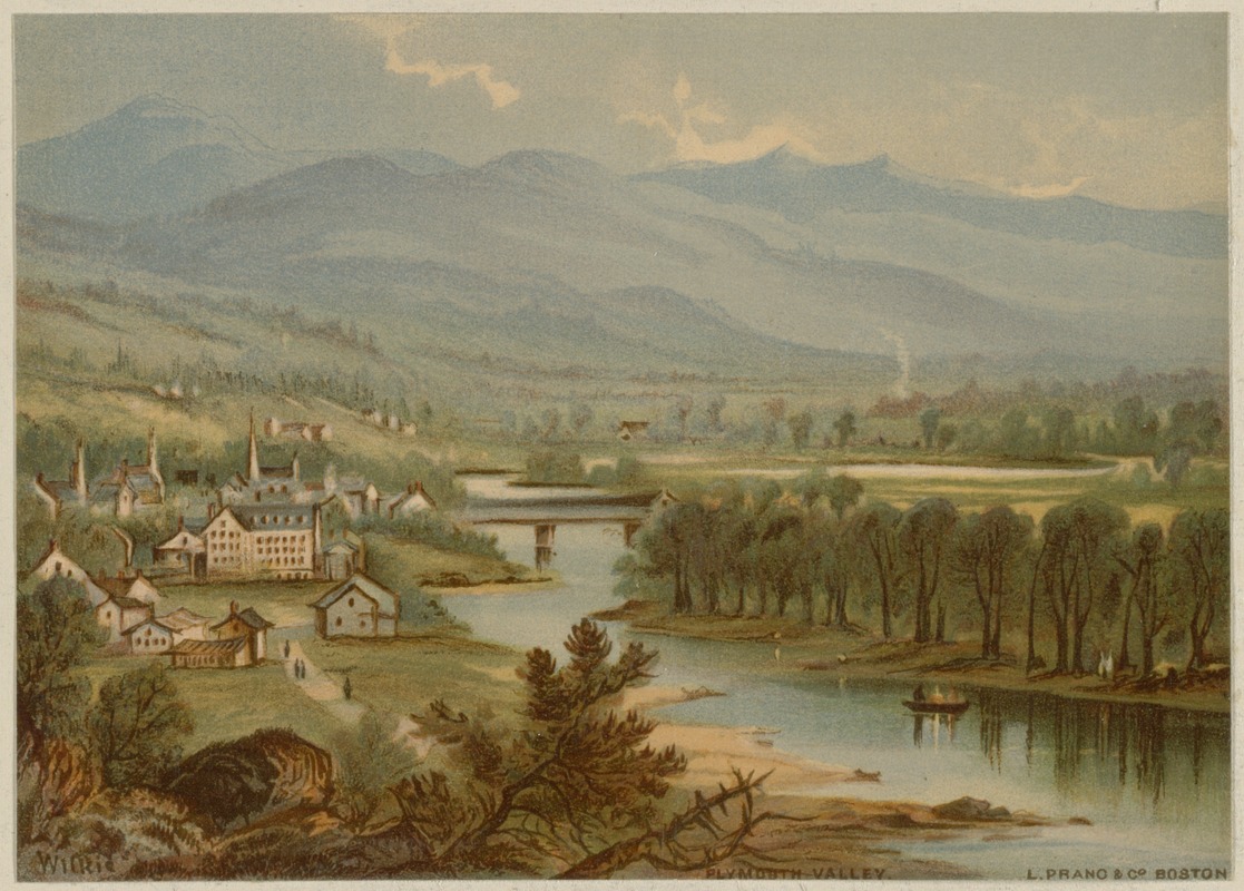Prang's gems of American scenery no. 4 - Pemigewasset and Baker River Valley, six views - Plymouth Valley