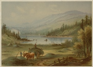 Prang's gems of American scenery no. 4 - Pemigewasset and Baker River Valley, six views - Loon Pond