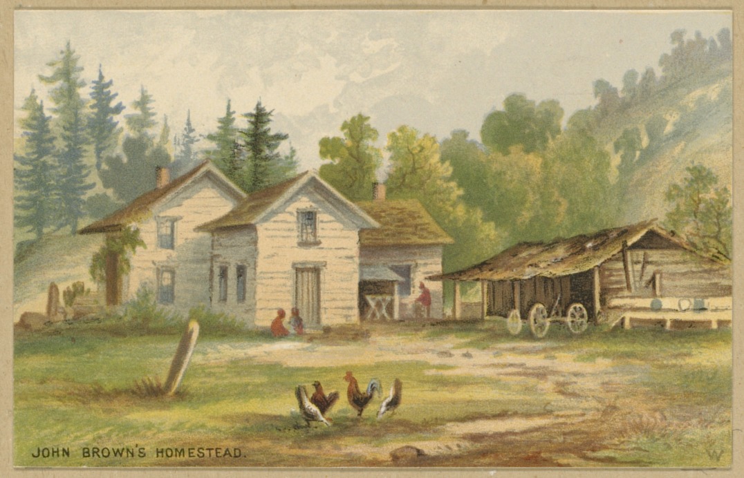 Twelve Adirondack sketches - John Brown's homestead