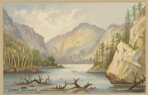 Twelve Adirondack sketches - Lower Au-Sable Lake