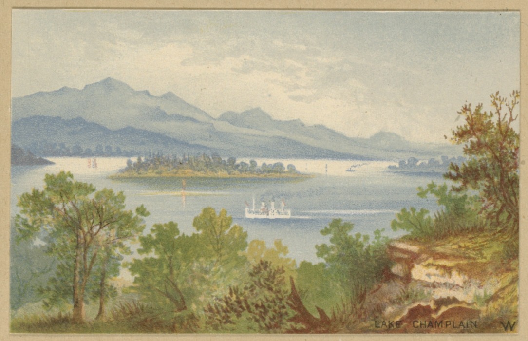 Twelve Adirondack sketches - Lake Champlain