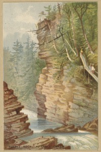 Twelve Adirondack sketches - Pulpit Rock, Au-Sable Chasm