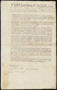 William Badger indentured to apprentice with Joseph Hoyt of Newburyport, 1 June 1797