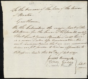 Joseph Anderson indentured to apprentice with James Brooks of Pepperell, 27 October 1797