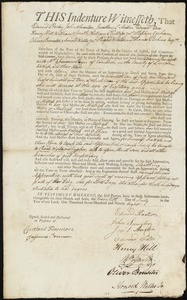 Catharine Ramsdell indentured to apprentice with Ebenezer Payne of Camden, 20 July 1798