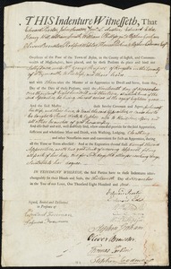 Sally Davis indentured to apprentice with George Russell of Kingston, 13 November 1801