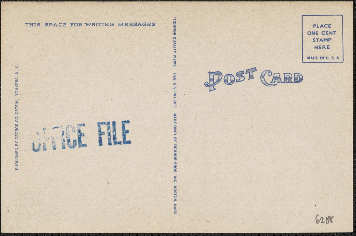 Yonkers Post Office and foot of Main Street, Yonkers, N. Y.